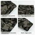 thumbnail image 3 of Rolanko Boys' Cargo Pants Casual Kids Joggers Elastic Waist Outdoor Hiking Baggy Trousers 4-14 Years, 3 of 5