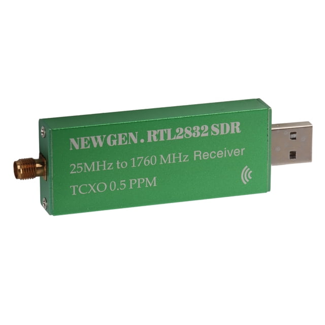 Receptor RTL SDR de banda completa de 25 a 1760 MHz, RTL2832U, R820T2, escáner de radio definido por software