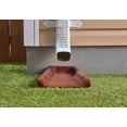 thumbnail image 4 of Premium Rubber Downspout Block Rain Guard Stone Textured Drain Extender (Red), 4 of 5