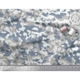thumbnail image 3 of Soimoi polyester Crepe Fabric Two Tone With Grey Camouflage Decor Fabric Printed Yard 52 Inch Wide, 3 of 3