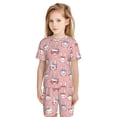 thumbnail image 5 of Balery Girl Rabbit Conjunto de Pijama Infantil de Manga Corta con Estampado – Ropa de Dormir de Algodón Suave-XX-Large, 5 of 5