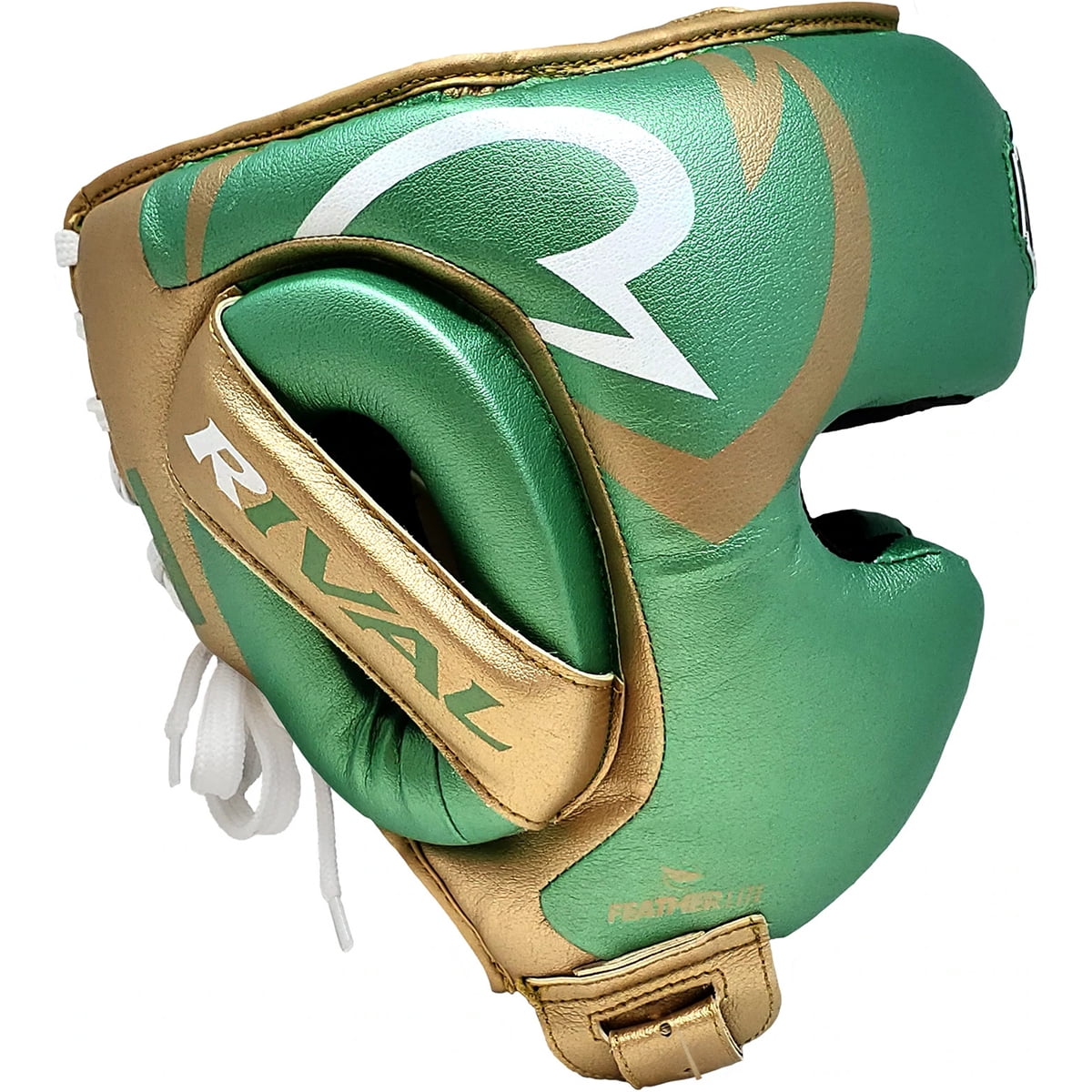 RIVAL Boxing RHG100 Professional Headgear - Small - Green/Gold