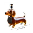 thumbnail image 2 of Funny Dachshund Dog Whiskey Bottle Shaped Whiskey Bottle Unique Red Wine Decanter For Whiskey Lovers Dog Lovers 9.3", 2 of 7