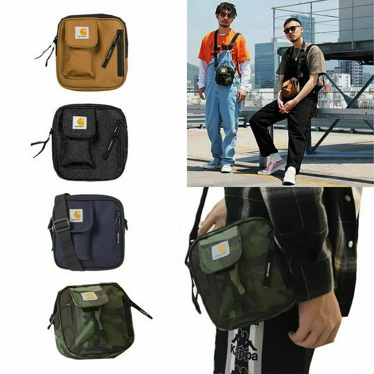 Carhartt 12.5 in. Crossbody Snap Bag Backpack Black OS B000037700199 - The  Home Depot