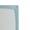 thumbnail image 2 of Ambesonne Floral Fitted Sheet, Painting Effect Daisy, Twin Size, White Blue, 2 of 2