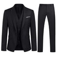 thumbnail image 2 of Traje de hombre Casual de negocios Traje de 3 piezas Blazer Pantalones Chaleco 9 colores Z, 2 of 4