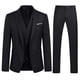thumbnail image 2 of Traje de hombre Casual de negocios Traje de 3 piezas Blazer Pantalones Chaleco 9 colores Z, 2 of 4