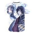 thumbnail image 2 of NOVEDAD DE VERANO 2023, camisetas Demon Slayer 1 3 4 6 8 14 años, camisetas con estampado 3D para niños, camisetas de manga corta con cuello redondo, camisetas 13T Gao Jinjia LED, 2 of 2