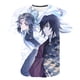thumbnail image 2 of NOVEDAD DE VERANO 2023, camisetas Demon Slayer 1 3 4 6 8 14 años, camisetas con estampado 3D para niños, camisetas de manga corta con cuello redondo, camisetas 12T Gao Jinjia LED, 2 of 2