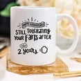 thumbnail image 3 of 2 Year Anniversary Mug 11 Ounces Two Year Anniversary Coffee Mug for Him 2 Year Anniversary Cup for Boyfriend 2nd Wedding Anniversary Mug for Husband Second Anniversary, 3 of 6