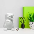 thumbnail image 5 of Isaac Jacobs White Ceramic Dinosaur Money Bank, T-Rex Piggy Bank, 5 of 5