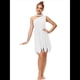 thumbnail image 4 of Vestido de un Solo Hombro con Dobladillo Irregular para Mujer, Disfraz de Fiesta de Halloween L, 4 of 7