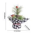 thumbnail image 3 of Christmas Tree Decorations Christmas Red Fruit Small Tree Desktop Ornaments Photography Props Christmas Decorations, 3 of 6