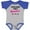 Baseball Heather and Royal, variant on Inktastic You're Going to Be a Grandma Boys or Girls Baby Bodysuit
