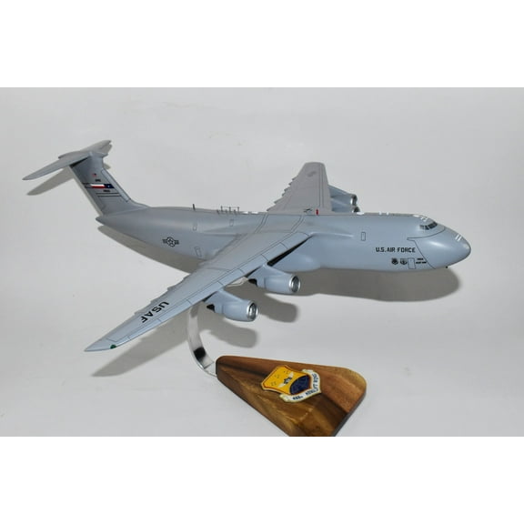 Lockheed Martin® C-5M Super Galaxy®, 433rd Airlift Wing, 18" Mahogany Scale Model