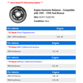 thumbnail image 2 of Engine Harmonic Balancer - Compatible with 1981 - 1995 Ford Bronco 1982 1983 1984 1985 1986 1987 1988 1989 1990 1991 1992 1993 1994, 2 of 2