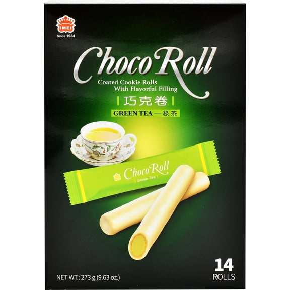I Mei Choco Roll Green Tea Flavor
