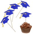 thumbnail image 1 of Decoración para magdalenas, clase de graduación de Gybeizhu, 2026, oro azul, 24, 1 of 5
