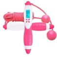 thumbnail image 1 of Jump Rope, Weighted Jumping Rope with Counter for Fitness Exercise, Adjustable Digital Cordless Speed Skipping Rope Workout Training for Adults,Women, Men,Kids, 1 of 7