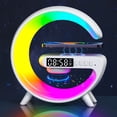 thumbnail image 2 of Wadan Mini Chargeur de Haut-Parleur Sans Fil Intelligent Rapide en Forme de g, 10 Types d'Effets Lumineux, Lampe Veilleuse, Machine Sonore Réveil Lumineux Réveils avec Alarme Audio Bluetooth, 2 of 7