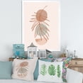 thumbnail image 3 of Designart 'Sun and Moon Shapes In Retro Terracotta Tones II' Modern Framed Art Print, 3 of 4