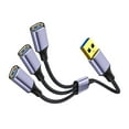 thumbnail image 5 of Multiport USB Splitter Cable, USB Power Adapter 1 Male to 2/3 Female for Charging/Data Transfer 480Mbps Speed Cord, 5 of 10