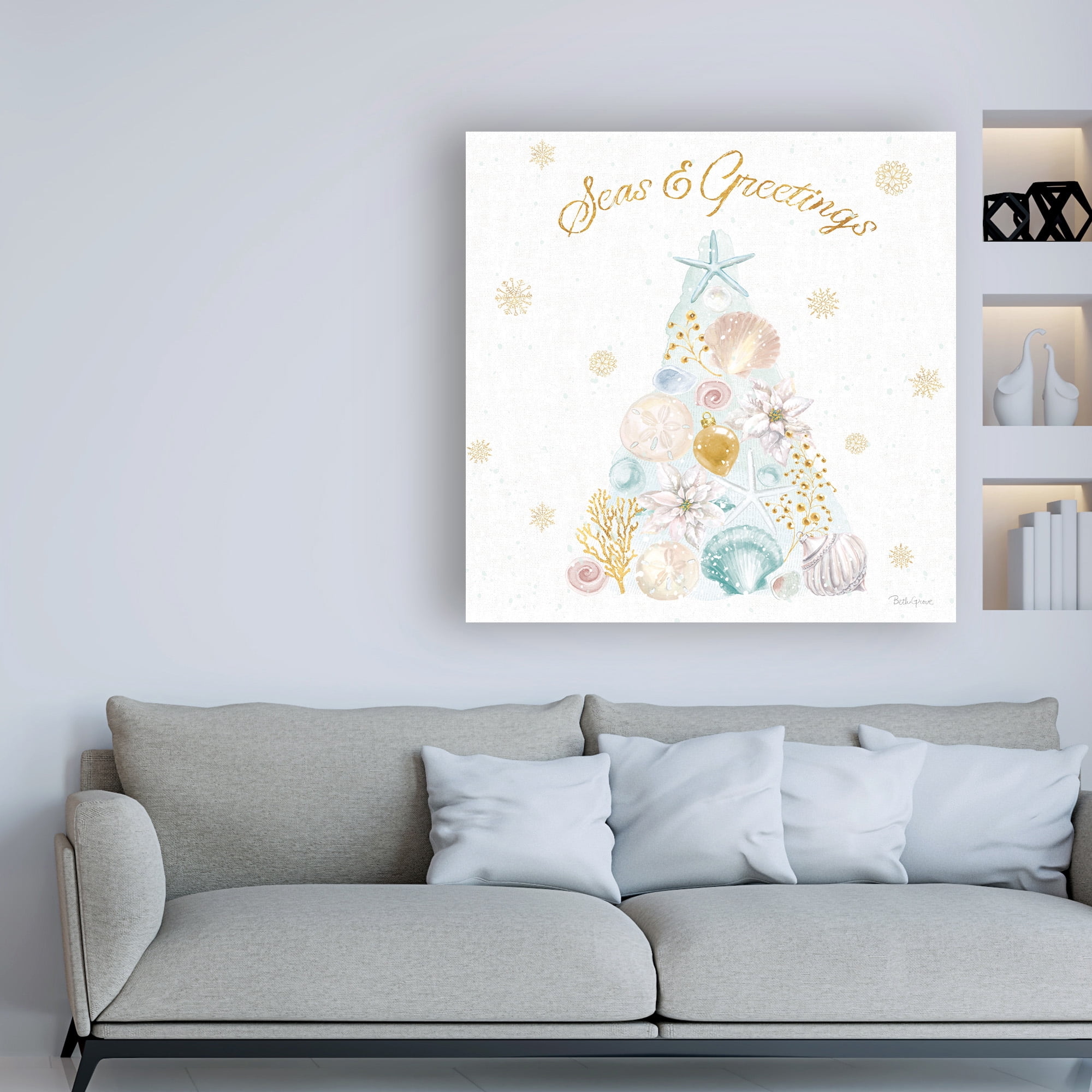Trademark Fine Art 'Winter Coast V' Canvas Art by Beth Grove