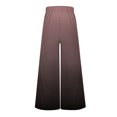 thumbnail image 4 of Wycnly Pants for Women Womens Plus Size Pants Fashion Gradient Print Loose Wide Leg Palazzo Long Pants Fall Casual Linen Elastic Waist Ladies Trousers, 4 of 5