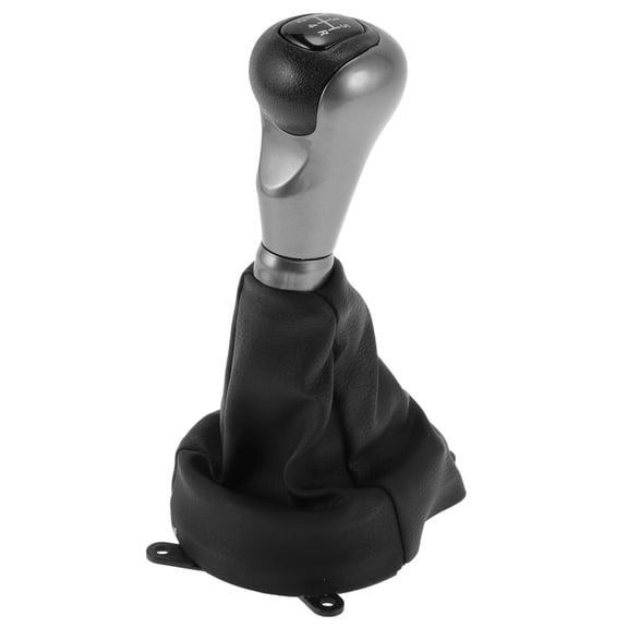 Unique Bargains Manual Transmission Gear Shift Knob Handle for Honda Civic 06-11 No.54102SNAA01 Shift Gear Lever Knob Gearstick Gaiter Boot Cover Plastic Faux Leather