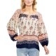 thumbnail image 1 of Blusa con cuello anudado Vince Camuto mujer beige extragrande Pull-over, 1 of 1