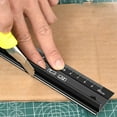 thumbnail image 3 of 20/30/45cm Grip Aluminium Ruler Cutting Ruler Metal Craft Safety Protective 30cm, 3 of 6