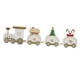 thumbnail image 4 of Tren de madera navideño, decoración de tren, adorno navideño, decoración de madera para Navidad. Blanco, 4 of 8