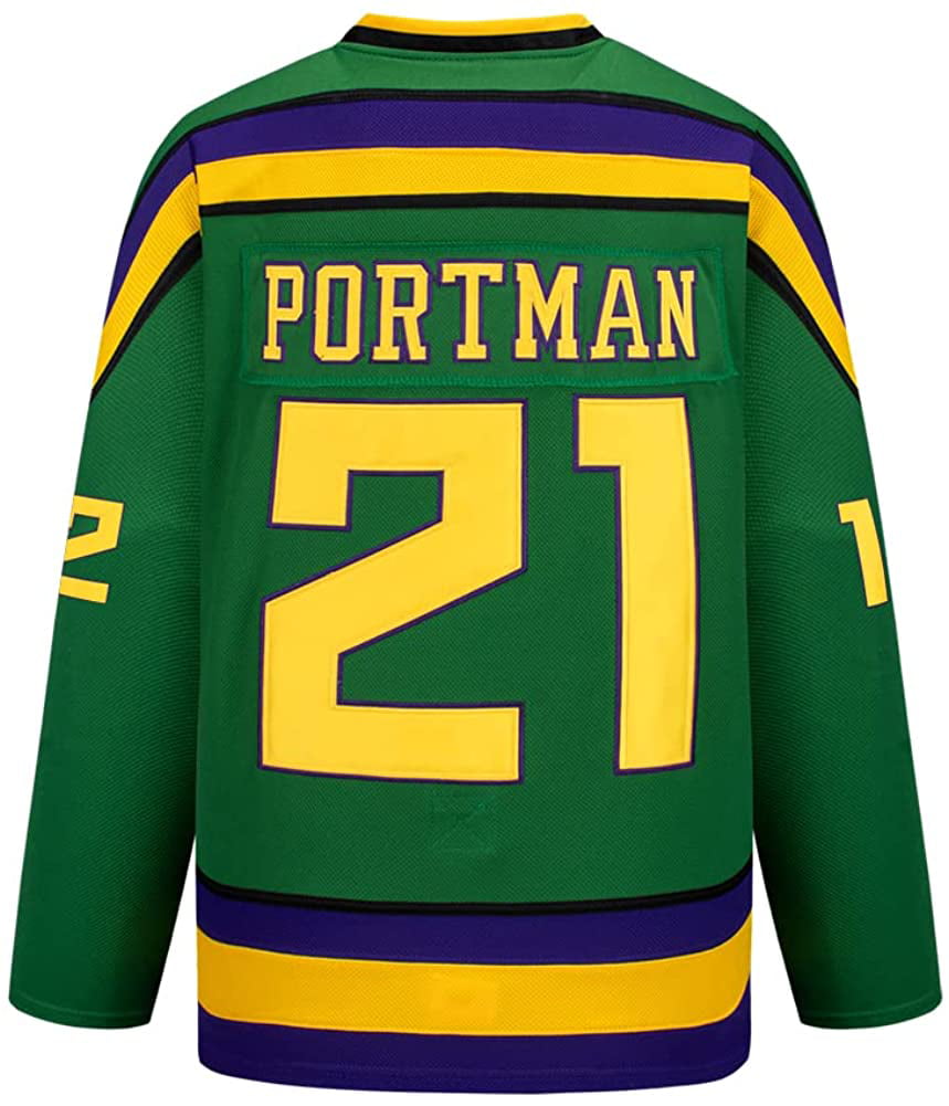 oldtimetown Mighty Ducks Movie Hockey Jersey 90S Hip Hop Adults Clothing for Party Stitched Letters and Numbers 