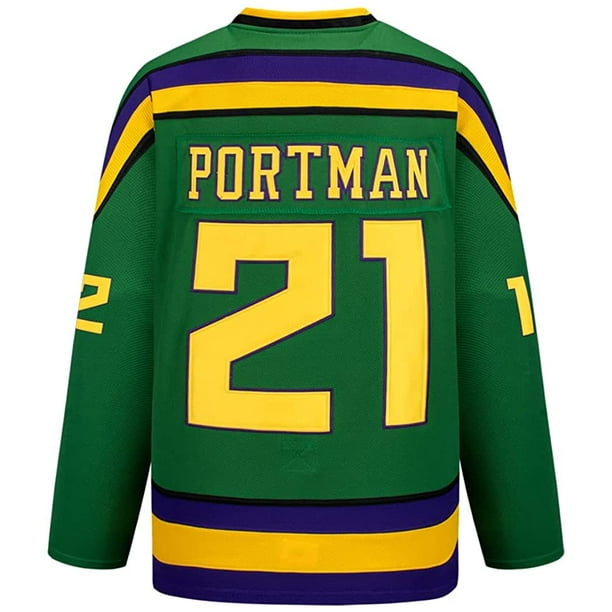 oldtimetown Mighty Ducks Movie Hockey Jersey 90S Hip Hop Adults