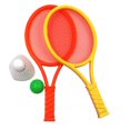 thumbnail image 1 of MesaSe Portable Badminton Rackets Ball Set Family Youth Children Sports Leisure Toy, 1 of 8