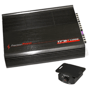 Four Channel High Performance Class AB Car Amplifier Bridgeable w/Low and High Pass Filters Stable down to 2 Ohms
