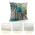 thumbnail image 4 of JEUXUS  Palm Tree Leaf  Throw Pillow Case Summer Retro Vintage Pillow Cushion Covers Home Sofa Decorative, 4 of 5