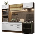thumbnail image 1 of Cocina Integral 270cm Agata Madesa 04 Marrón/Blanco, 1 of 5