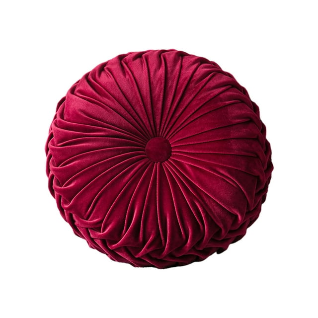 Decodeary Ajouter une Touche d'Élégance Coussin Décoratif Coussin Simple Coussin Oreiller Coussin Rouge Vin 38CM 1ensemble