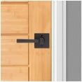 thumbnail image 6 of Kwikset Montreal Keyed Entry Lever Door Handle Set with Square Rose featuring Smart Key Security in Venetian Bronze, 6 of 7