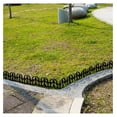 thumbnail image 6 of Black Garden Border Edging: Wrought Iron Design - 27pcs Black Yard Landscaping Fence Liner Lawn Edge Barrier - 35ft Kit of Decorative Lawn Landscape Panels, 6 of 9