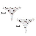 thumbnail image 3 of KLL Teckel sur Planche à Roulettes pour Femmes Sans Couture sous-Vêtements Strings, String Aguichant Invisible String Taille Basse Culottes Sans Couture Taille en V pour Dames-TG, 3 of 6
