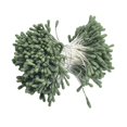 thumbnail image 2 of 1 paquete (380 - 450 piezas) 1.5 - 2 mm Perlas Cabezas dobles Flor Estambre Pistilo para tarjetas de manualidades DIY Tortas Decoración Floral para el ejercito verde Baoblaze Estambre doble cabeza estambre, 2 of 8