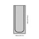 thumbnail image 3 of Cortina de puerta con cremallera para mascotas – Malla antimosquitos a prueba de gatos, diseño plegable sin necesidad de taladrar para la puerta, barrera para mascotas (gatos y perros), malla, 3 of 6