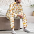 thumbnail image 7 of Sikiie bunny in Easter eggs Print Mens Pajama Set, Soft Warm Long Sleeve Sleepwear, Cozy Button-Down Pjs for Men-Small, 7 of 7