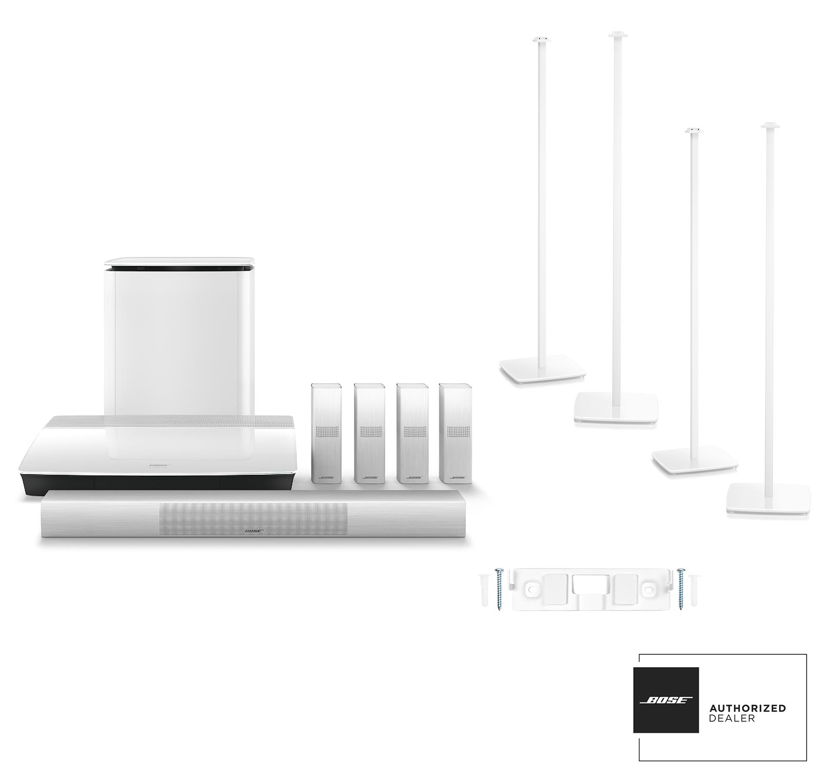 bose lifestyle 650 white