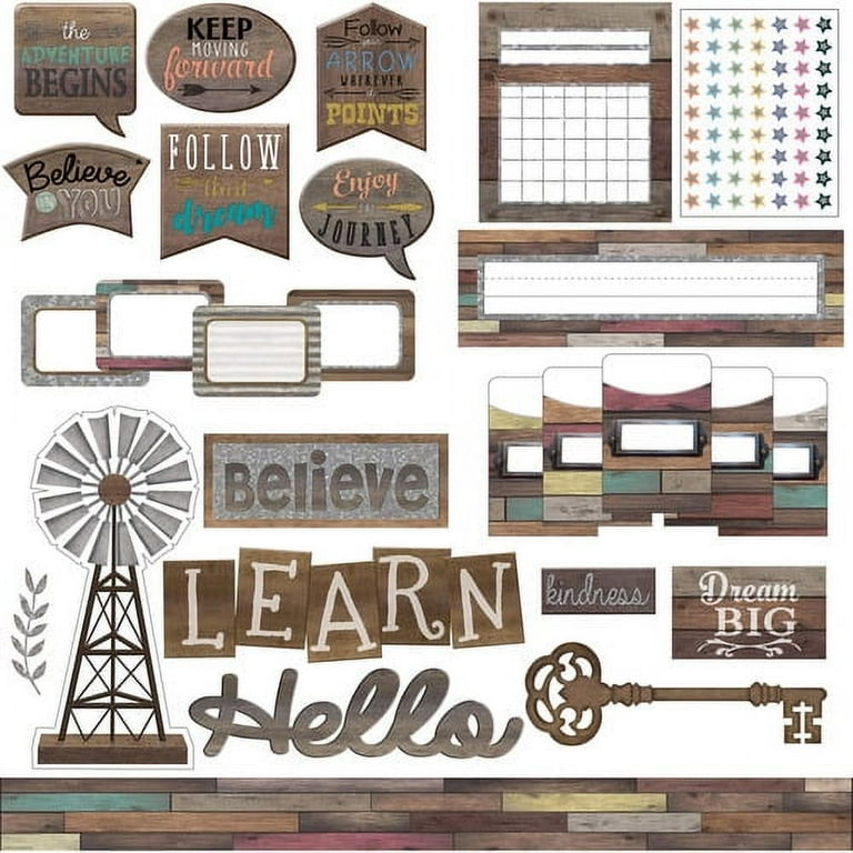 Teacher Created Resources Home Sweet Class Combo Set - Assorted - Wood, Metal - 1 / Set Teacher Created Resources Home Sweet Class Combo Set - Assorted - Wood, Metal - 1 / Set