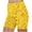 Yellow, variant on Sakmal Gym Women's Shorts Blue Yoga Workout Biker High Waisted 5" Stretchy Athletic Shorts for Women