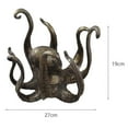 thumbnail image 5 of Octopus Tea Cup Holder Large Decorative Resin Octopus Table Topper Statue For Home Office Decoratio, 5 of 5