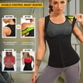 thumbnail image 3 of COMFREE Women Waist Trainer Cincher Corset Weight Loss Neoprene Sweat Sauna Suit Tank Top Body Shaper Vest Workout Compression Sport Girdle, 3 of 7